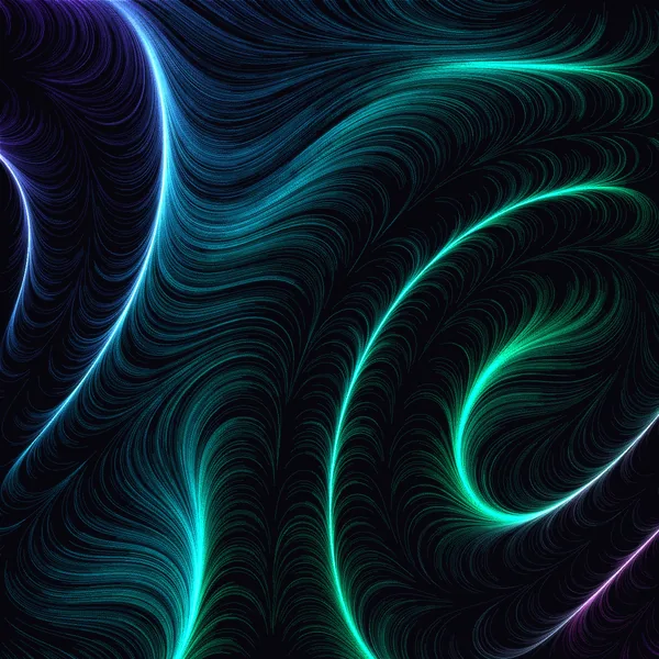 Tidewater — Teal and blue currents folding around a slow central eddy.